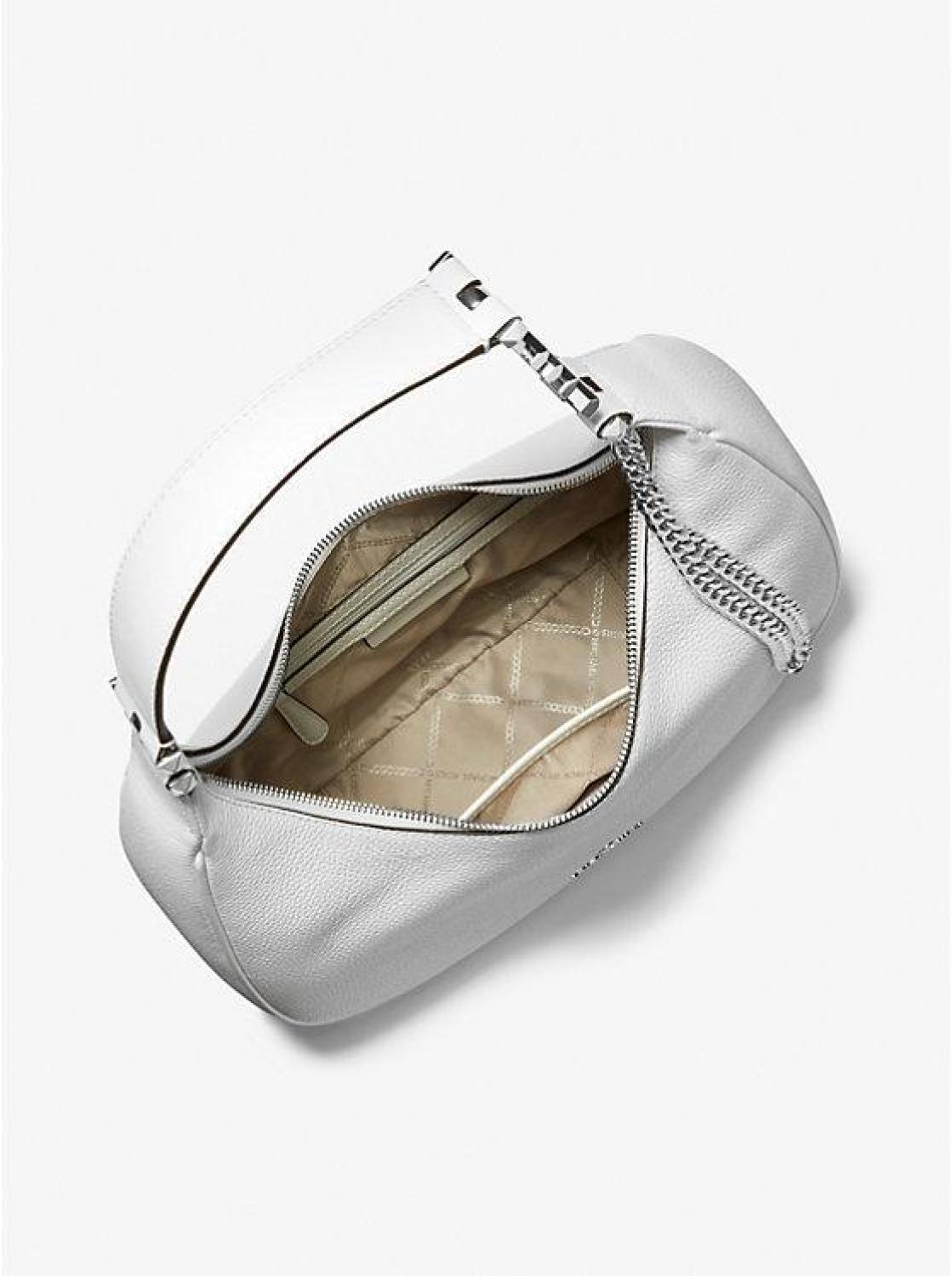 Piper Large Pebbled Leather Shoulder Bag