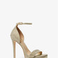Jordyn Embellished Glitter Chain Mesh Platform Sandal