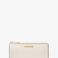 Jet Set Travel Large Saffiano Leather Quarter-Zip Wallet