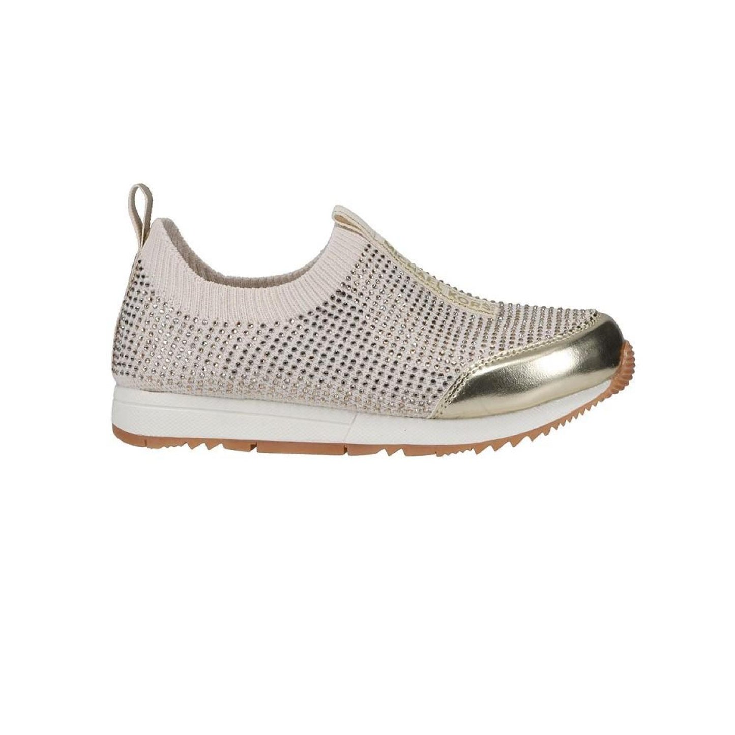 Little Girls Allie Sock Crystal Slip-On Sneakers
