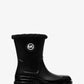 Montaigne Faux Shearling-Lined PVC Rain Boot