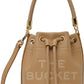 Beige 'The Leather Bucket' Bag