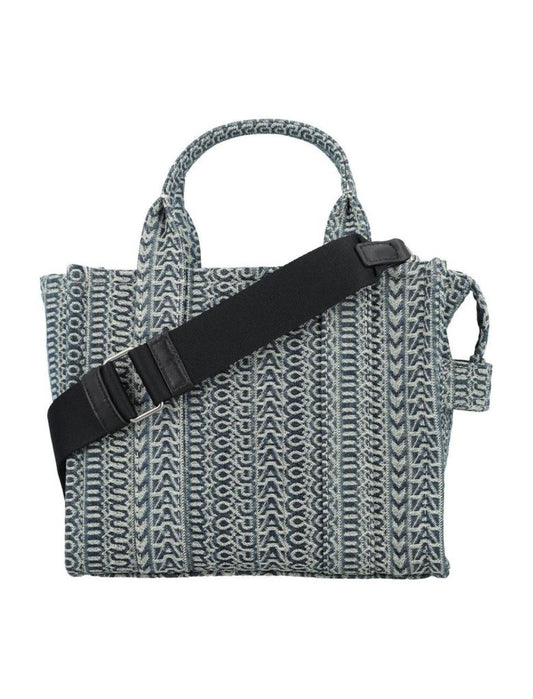 Marc Jacobs Monogram Jacquard Logo Patch Small Tote Bag