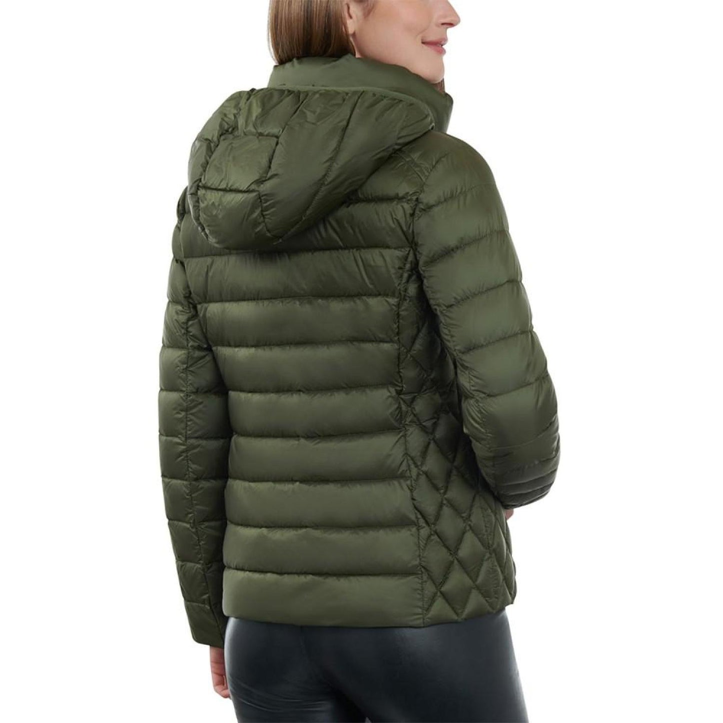 Women's Petite Hooded Packable Puffer Coat, Created for Macy's