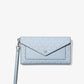 Jet Set Large Signature Logo Envelope Wristlet