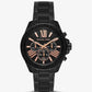Wren Pavé Black-Tone Watch