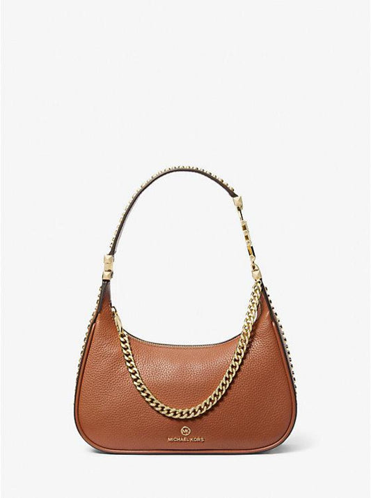 Piper Small Pebbled Leather Shoulder Bag