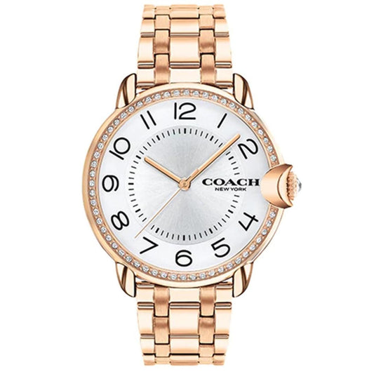 Coach Women's Arden White Dial Watch