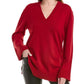 Michael Kors Collection Deep V-Neck Cashmere Sweater Tunic