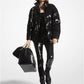 Sequined Ciré Quilted Puffer Jacket