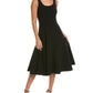 Michael Kors Collection Wool-Blend Crepe A-Line Dress