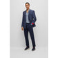 Slim-fit jacket in performance-stretch twill