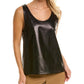 Michael Kors Leather Tank Top