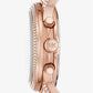 Runway Pavé Rose Gold-Tone Watch