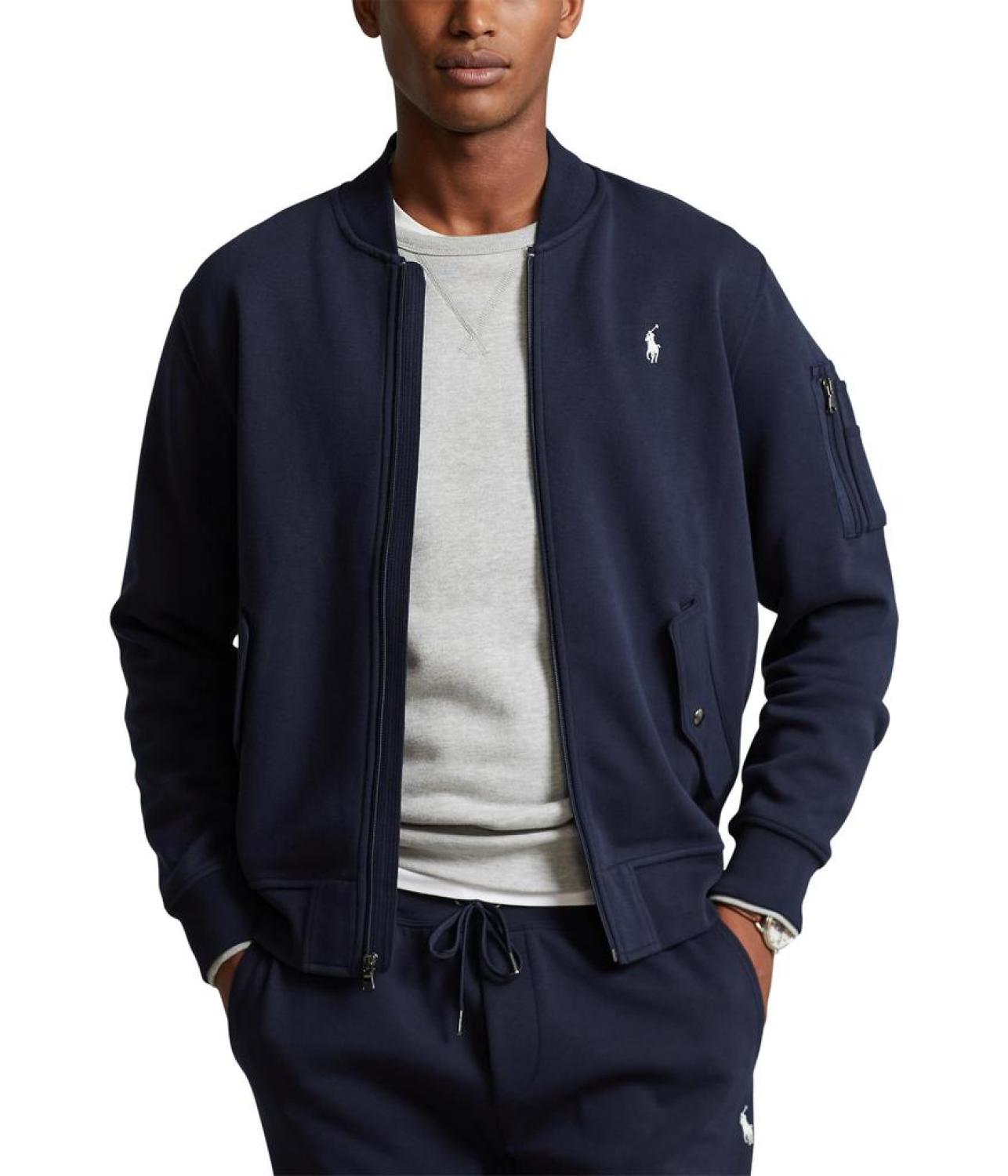 Double-Knit Mesh Track Jacket