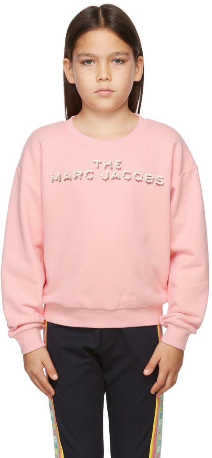 Kids Pink Logo Sweatshirt