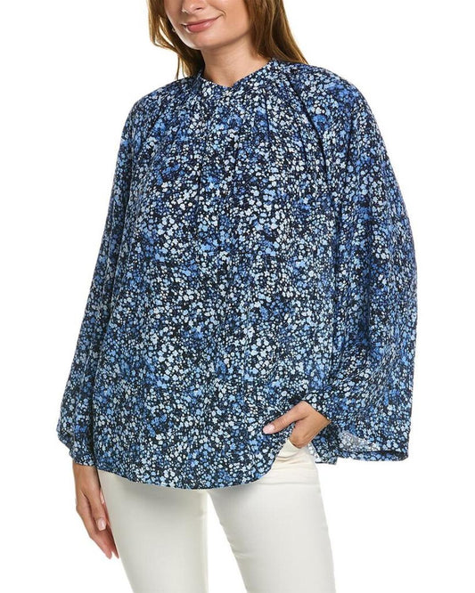 Michael Kors Floral Poet Silk Tunic
