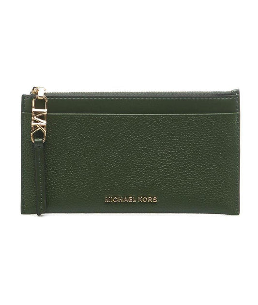 Michael Michael Kors Logo Plaque Zipped Wallet