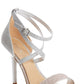 Michael Michael Kors Astrid Crossover Strap Glitter Sandals