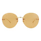 Round-Frame Metal Sunglasses