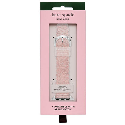 Women's Pink Glitter Jelly Polyurethane Band for Apple Watch, 38mm, 40mm, 41mm