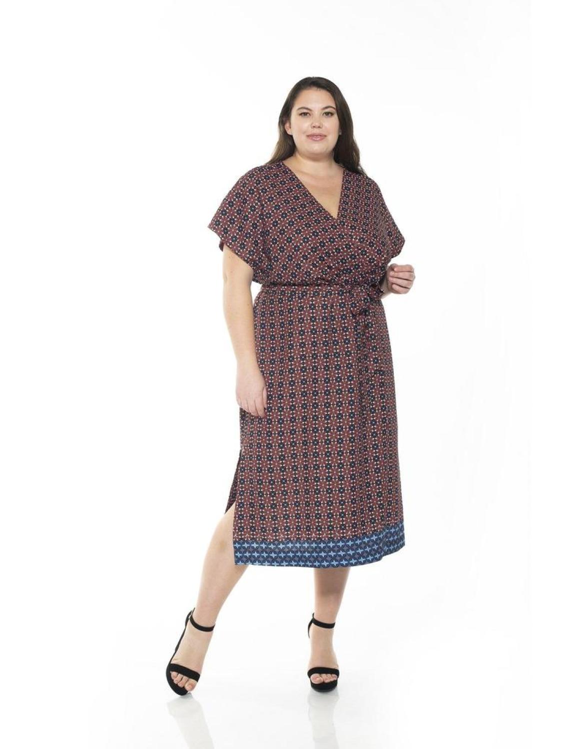 Iris Wrap Dress - Plus Size