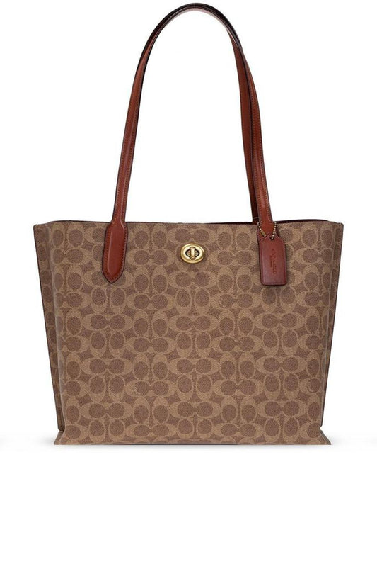 Coach Willow Twist-Lock Tote Bag