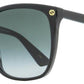 Gucci Women's  Sunglasses GG0022S 001 Black 57mm