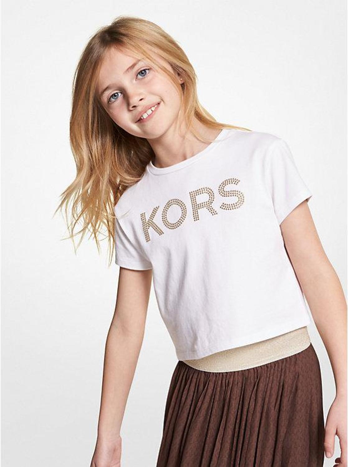 Studded Cotton T-Shirt