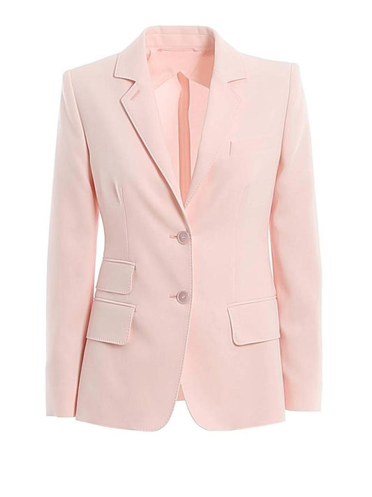 Adele Cotton Blazer In Pink