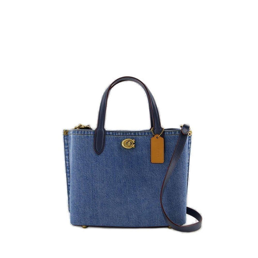 Coach Willow Logo Plaque 24 Tote Bag