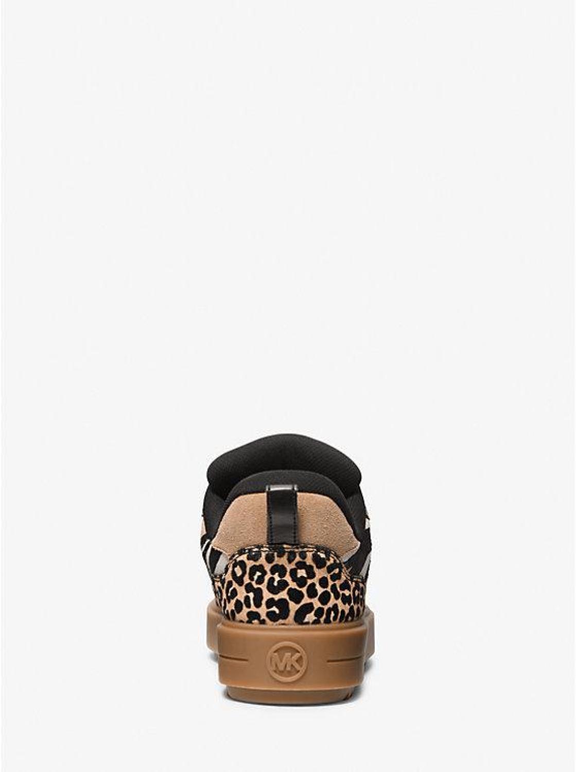 Rumi Animal Print Calf Hair Platform Sneaker