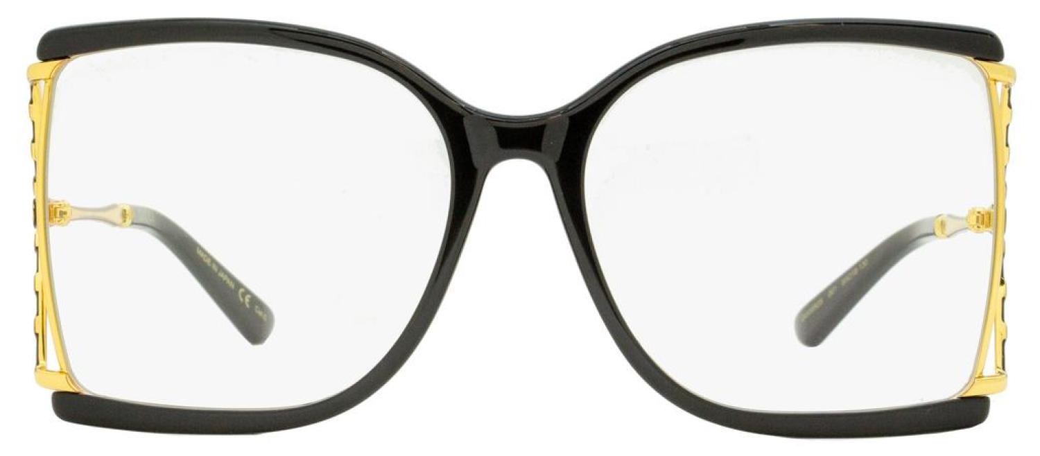 Gucci Women's Sunglasses GG0592S 001 Black/Gold 60mm