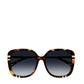 Rectangle Square Sunglass In Havana