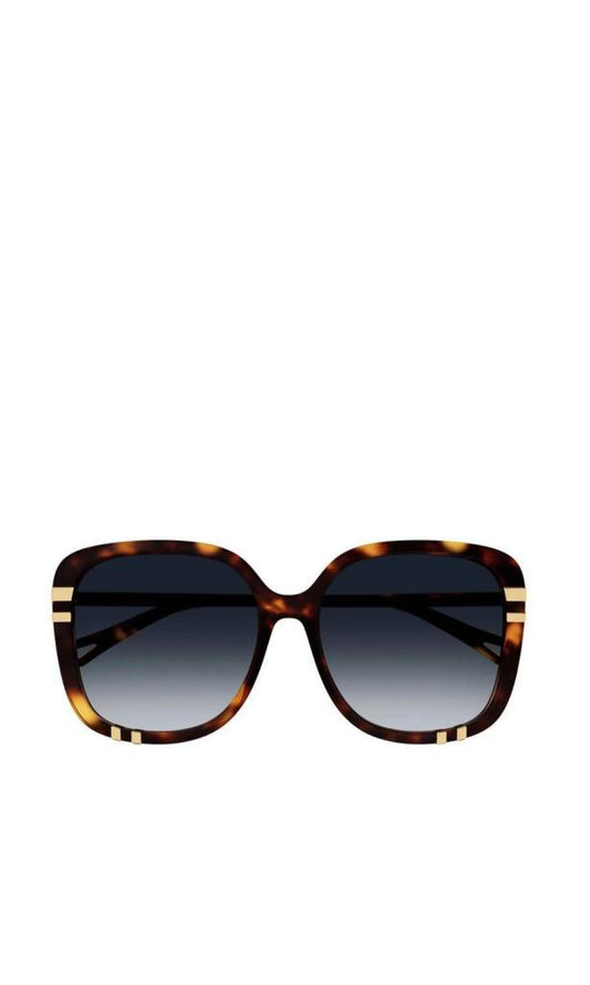 Rectangle Square Sunglass In Havana