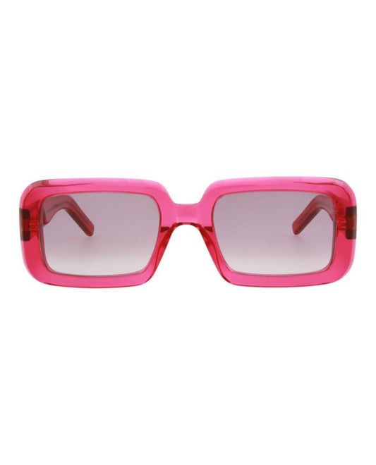 Square/Rectangle-Frame Acetate Sunglasses