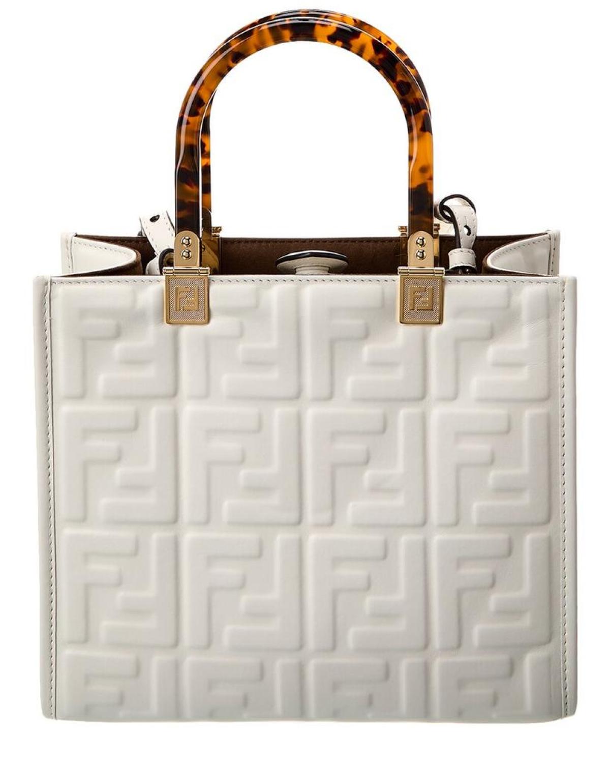 FENDI Sunshine Small Leather Tote
