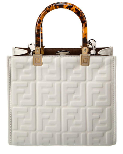 FENDI Sunshine Small Leather Tote