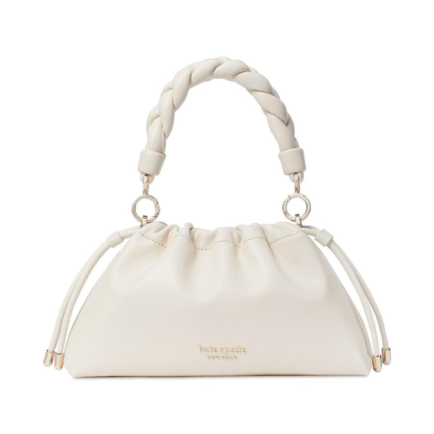 Small Meringue Smooth Leather Crossbody