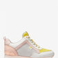 Maddy Color-Block Mixed-Media Trainer