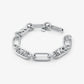 Precious Metal-Plated Brass Chain Link Bracelet