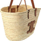 CELINE Triomphe Palm Leaves & Leather Tote