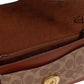 Coach Tabby Logo Plaque Clutch