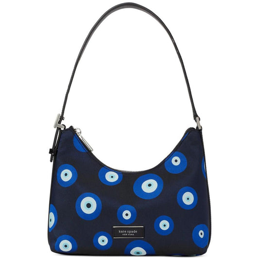 Sam Icon Good Luck Dot Jacquard Fabric Small Shoulder Bag