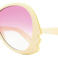 Chloe Women's Butterfly Sunglasses CE763S 103 Ivory 59mm
