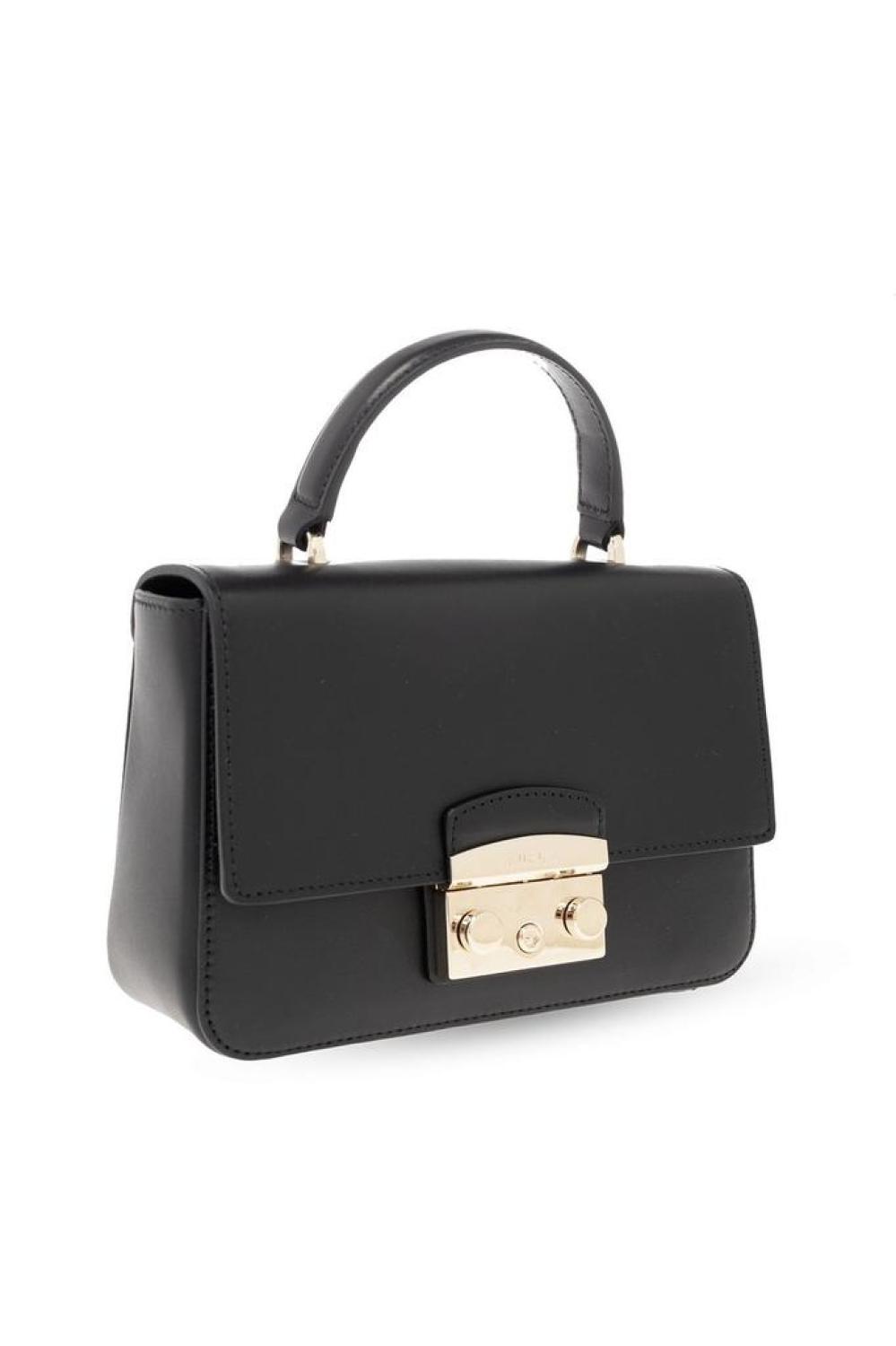 Furla Metropolis Push-Lock Detailed Mini Top Handle Bag