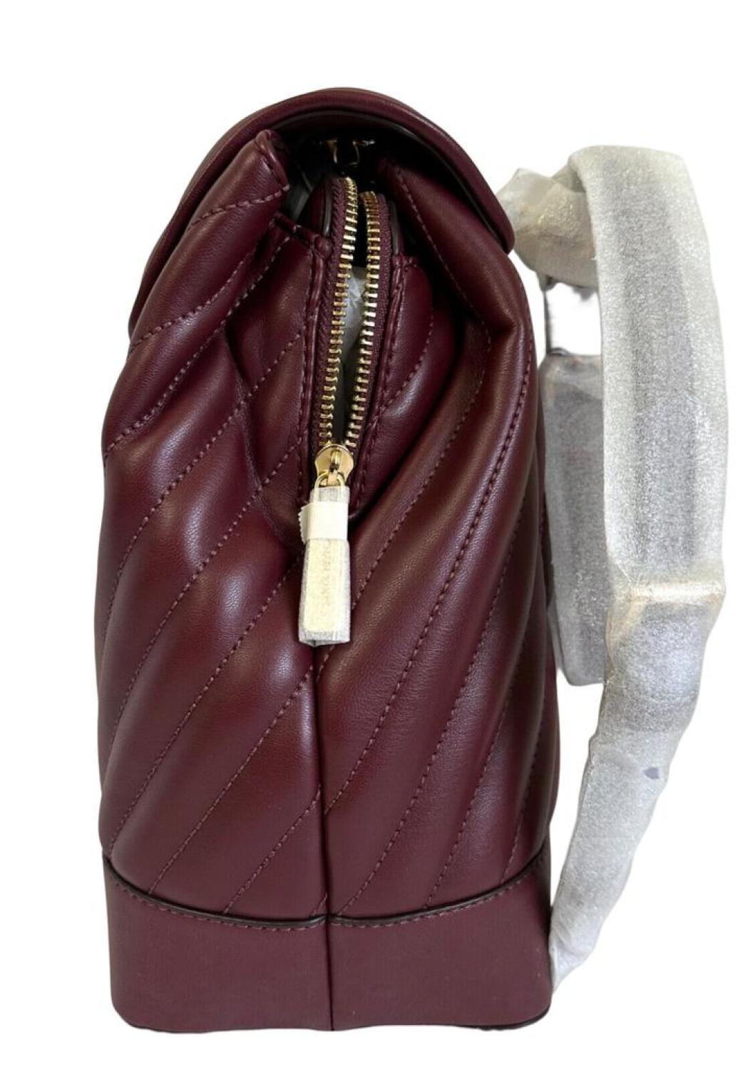 Michael Kors‎ Women\'s Rose Vegan Leather Chain Backpack MICHAEL KORS ROSE CHAIN BACKPACK BLACK MEDIUM QUILTED VEGAN  main image 2
