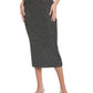 Michael Kors Collection Metallic Pencil Skirt