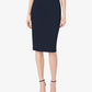 Stretch-Wool Gabardine Pencil Skirt