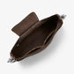 Bancroft Oversized Floral Calf Leather and Python Shoulder Bag